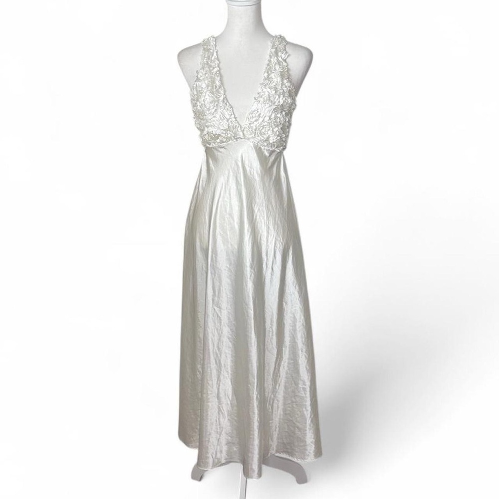 Flora Satin Midi Maxi Gown